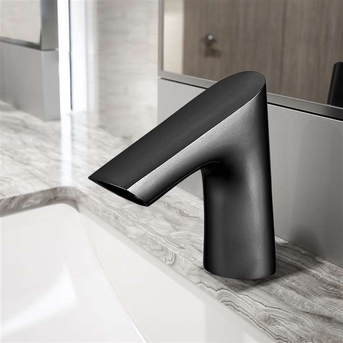 BathSelect Commercial Oil Rubbed Bronze Touchless Automatic Sensor Faucet