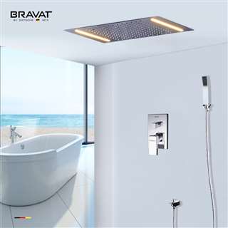 Fontana Shower System Thermostatic Shower Head Body Massage Spray