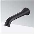 BathSelect Elephant Trunk Commercial Handsfree Motion Sensor Faucet in Matte Black