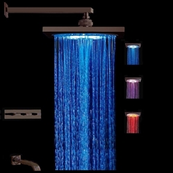 Tangier Oil Rubbed Bronze LED Shower Set