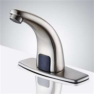 Melo Automatic Commercial Sensor Brushed Nickel Faucet