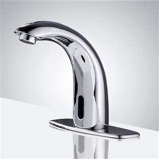 Contemporary touchless bathroom faucets