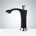 BathSelect Hotel The Rook Chrome Matte Black Commercial Motion Sensor Faucet