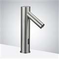 Tripod Commercial Automatic Electronic Hands Free Brushed Nickel Faucet