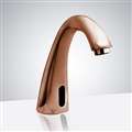 Rose Gold Solid Brass Deck Mount Commercial Automatic Sensor Faucet