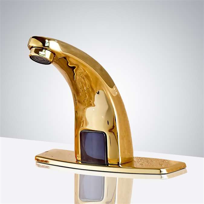 Gold Motion Detector Faucet