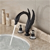 Roman Swan Dark Oil Rubbed Bronze Sink Faucet