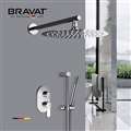 Bravat Stainless Steel Shower Set