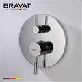 Hotel Bravat Shower set with Concealed Wall Mount Shower Head Constant Temperature-Solid Brass