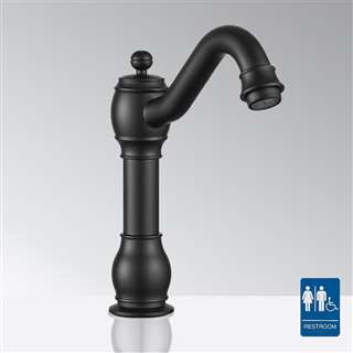 BathSelect The Queen in Matte Black Finish Commercial Motion Sensor Faucet