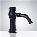 Contemporary touchless bathroom faucets Matte Black Sensor Faucet Brass