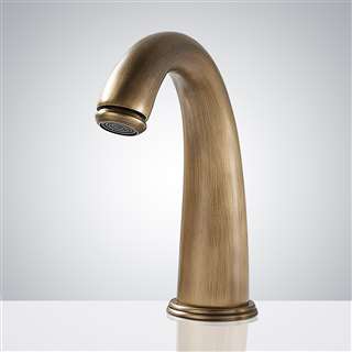 Contemporary touchless bathroom faucets Antique Brass Sensor Faucet Brass