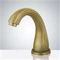 Brushed Gold Brass Commercial Hands-free Motion Sensor Faucet