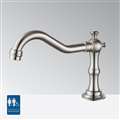 BathSelect Brushed Nickel Commercial Touchless Automatic Sensor Faucet