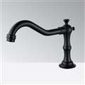 BathSelect Matte Black Finish Brass Commercial Touchless Automatic Sensor Faucet