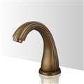 Venice Hotel Antique Gold Finish Brass Commercial Automatic Touchless Sensor Faucet