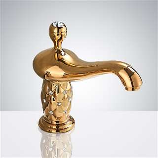 BathSelect Genie Gold and Diamonds Commercial Motion Sensor Faucet