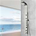 3-Jet Shower Panel System in Brushed Silver