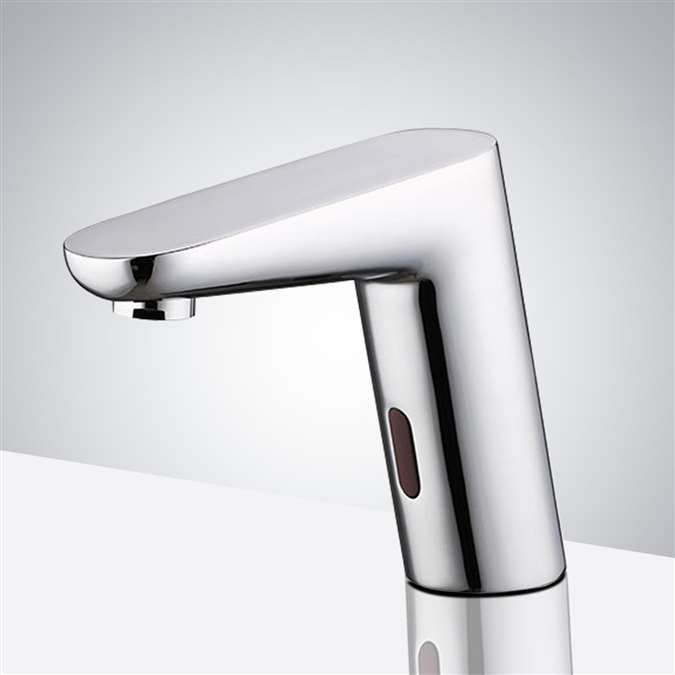 Verona Chrome Finish Deck Mount Commercial Sensor Faucet