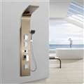 Venice Massage Shower Panel Champaign Gold