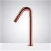 For Luxury Suite Marsala Deck Mount Rose Gold Finish Commercial Automatic Sensor Faucet