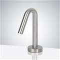 Contemporary touchless bathroom faucets brushed nickel