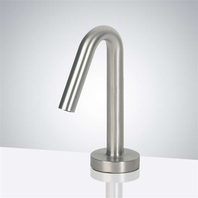 Contemporary touchless bathroom faucets brushed nickel