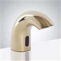 Cancun Commercial Shiny Gold Deck Mount Sensor Faucet