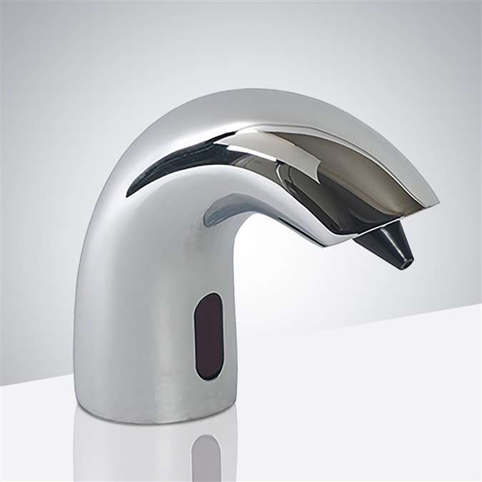 Brio Commercial Deck Mount Automatic Motion Sensor Soap Dispenser In Chrome Finish