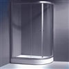 Acrylic Corner Double Door Bath Shower Enclosure