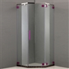 Seam-less Finish Ultra Slim Polished Glass Single Door Bath Shower Room