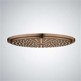 shower head multicolor led light oil rubbed bronze