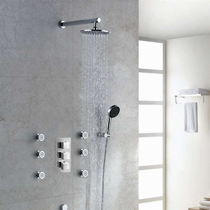 designer massage shower body system