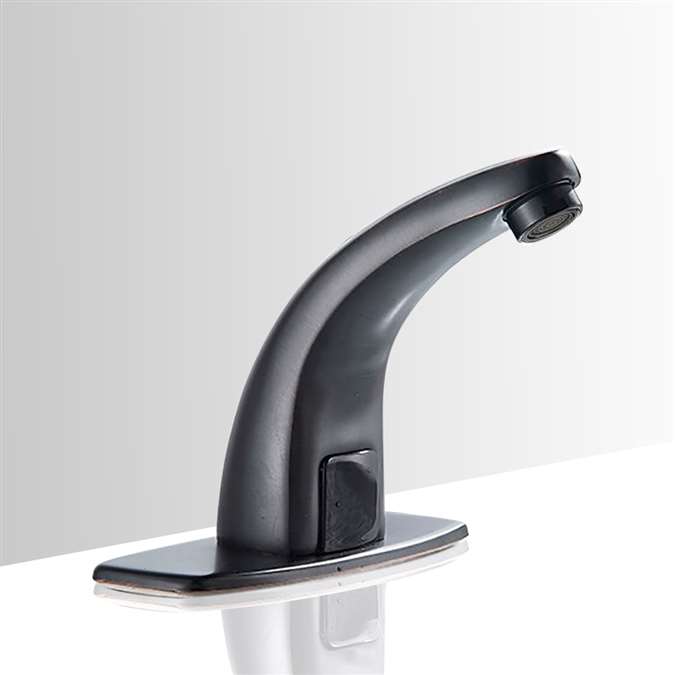 Bathroom sensor activated faucets help stop the spread of germs by reducing contact in the restroom.