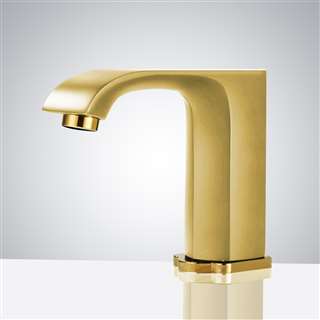 Bathselect Classic Commercial Motion Sensor Faucet in Brushed Gold Finish