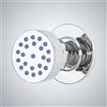 BathSelect Taranto Chrome Finish Round Massage Shower Body Jets Spray