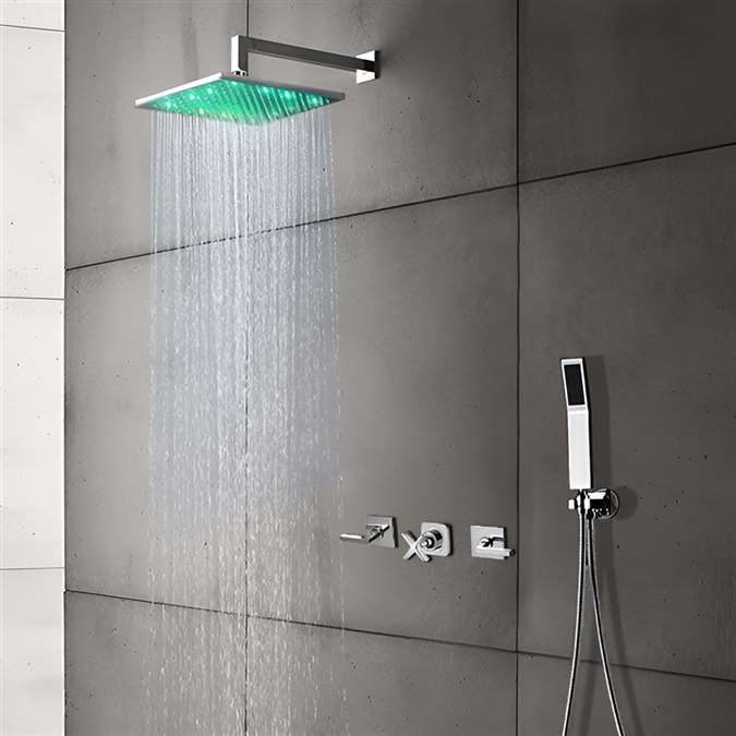 Hotel Tagress LED Shower Set - Available in 3 sizes