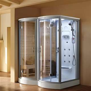 water massage steam shower