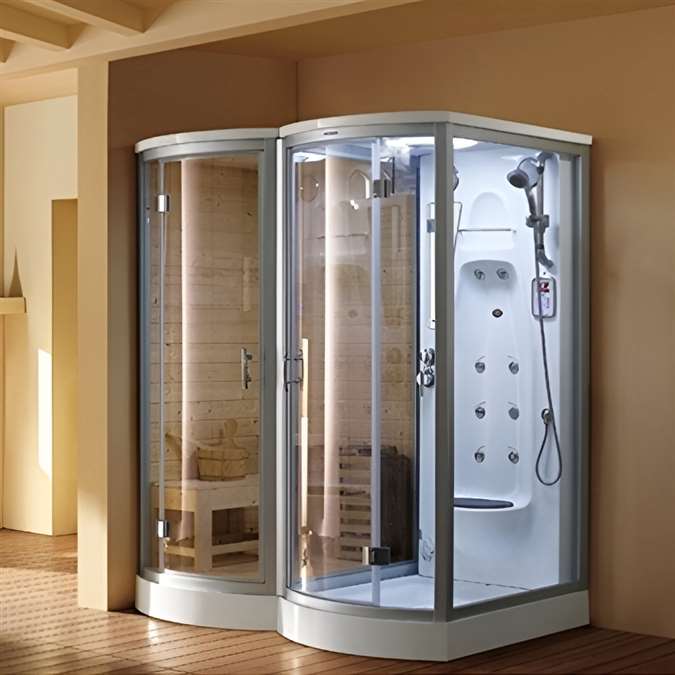 water massage steam shower