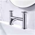 Widespread Chrome Bathroom Series D Faucet