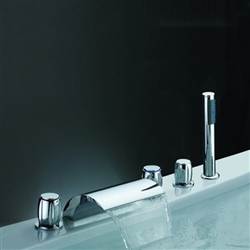 Solid Brass Chrome Bathtub Faucet