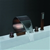 Bronze Waterfall Bathroom Faucet