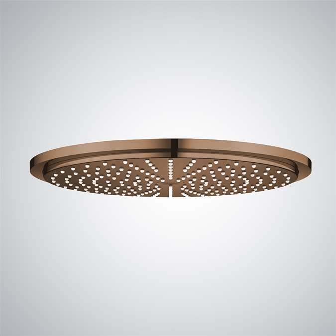 Fontana 16"Light  Oil Rubbed Bronze Round Color Changing LED Rain Shower Head