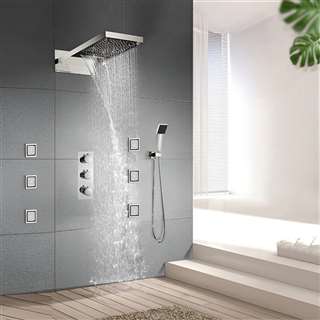 Lima Hotel Perfect Waterfall and Rainfall Shower Set