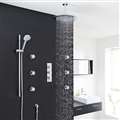 Soma Thermostatic Shower Set  Rain Head Multifunction Handset & 6 Jets