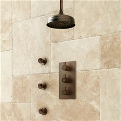 Lenox Shower System with Body Jets in Oil Rubbed Bronze Finish