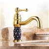 Lumina Luxury Gold Finish Bathroom Sink Faucet