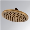 Brand New Antique Brass Rain Shower Head Faucet Led