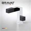 Bravat Contemporary single lever sink mixer cube design