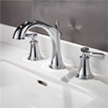 Lumina Solid Brass Luxurious 8 Inch Widespread Bathroom Faucet